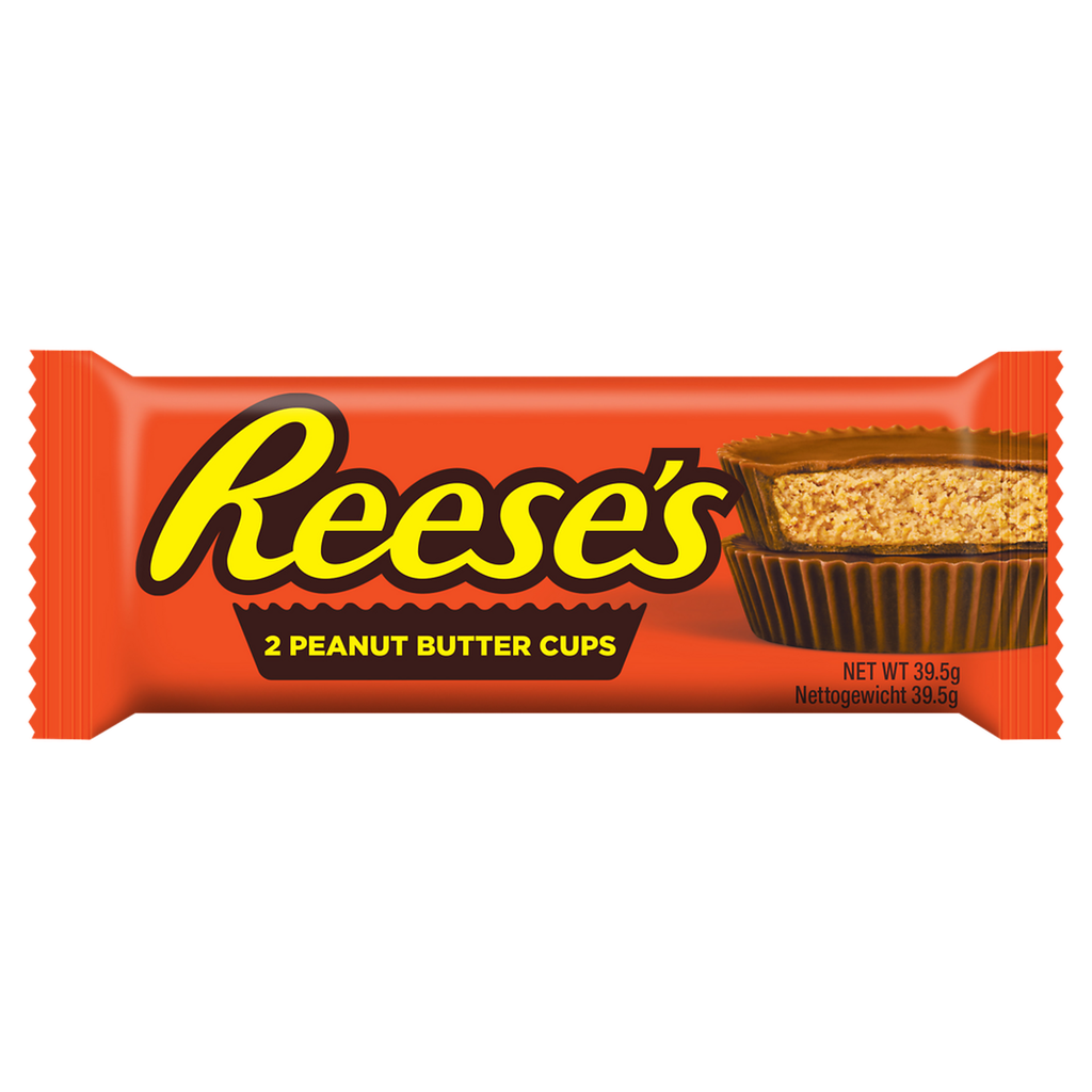 REESE'S Bolachas de manteiga de amendoim cobertas de chocolate 39,5 g