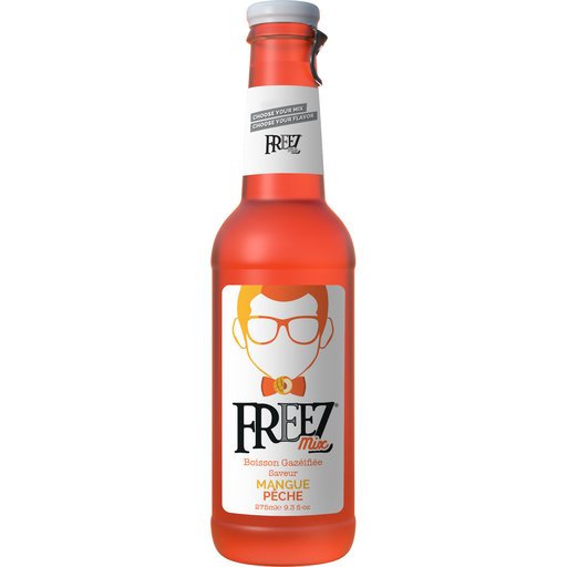[0762571500241] FREEZ Bebida gaseosa sabor mango melocotón 27,5 cl