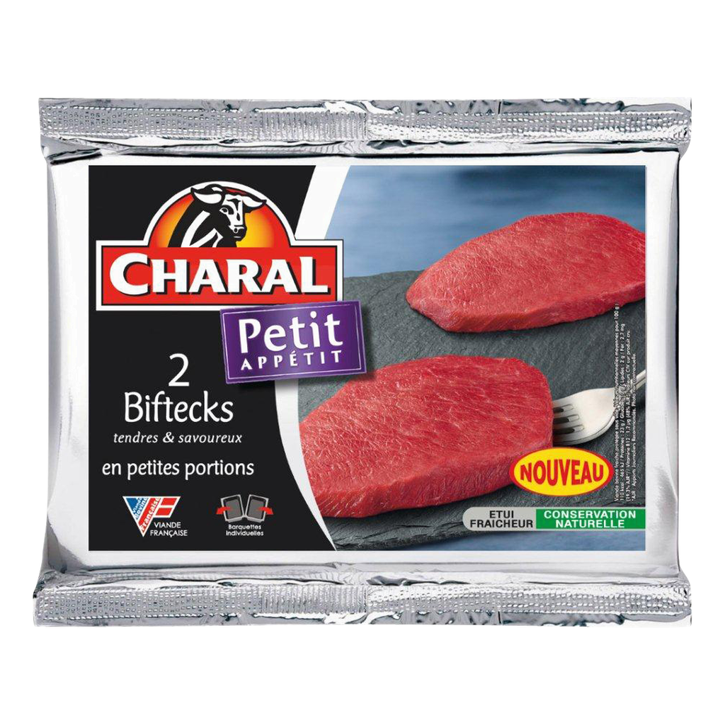 CHARAL Beef Steak Small Portion 2 x 80 g