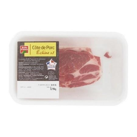 BELLE FRANCE Chuletas de aguja de cerdo x2