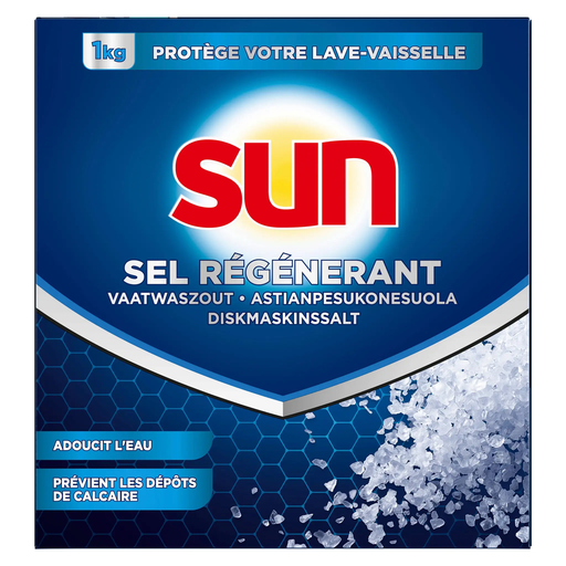 [3011610056377] SUN Dishwasher regenerating salt 1 kg