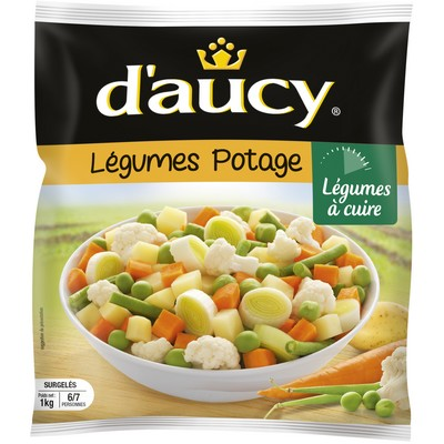 D'AUCY Mezcla de verduras para sopa 1000 g