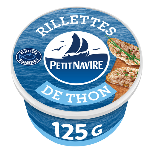 [3019089042228] PETIT NAVIRE Tuna Rillettes Responsible Procurement 125 g