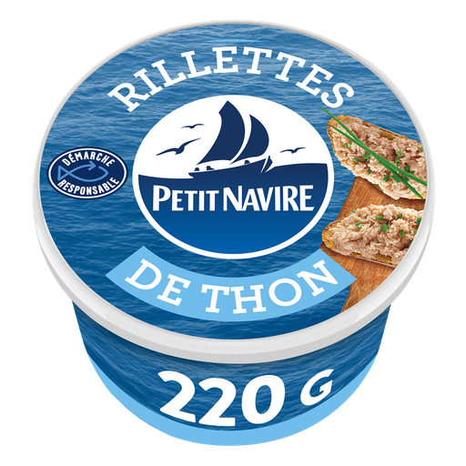 [3019089042266] PETIT NAVIRE Tuna Rillettes Responsible Procurement 220 g