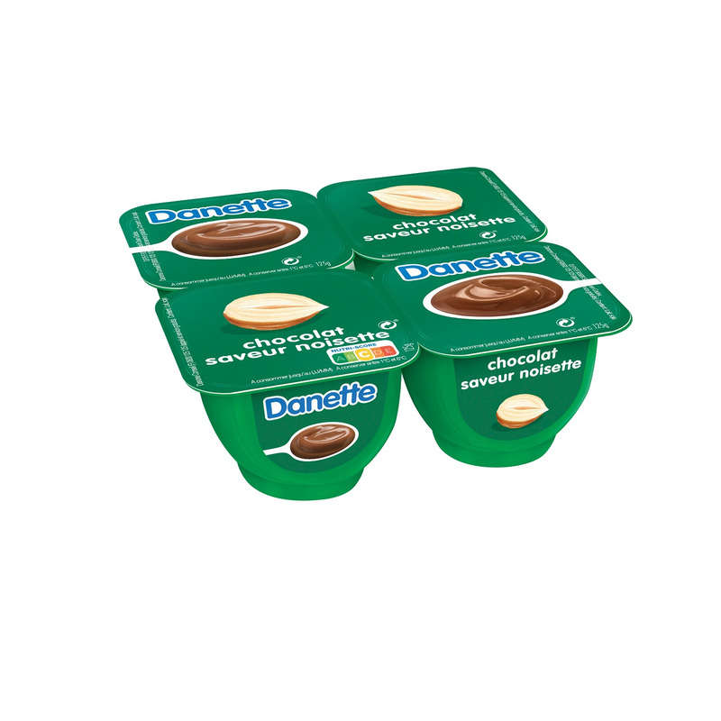 125Gx4 Choc Noisette Danette