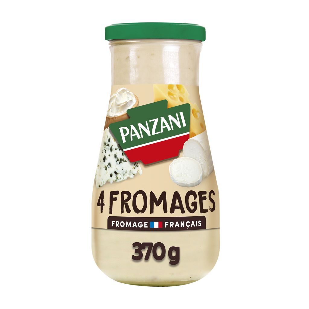 PANZANI Sauce 4 Fromages bleu, chèvre, emmental et fromage frais 370 g