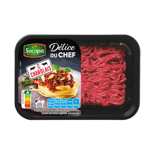 [3039050354112] SOCOPA Steak haché Delice chef 5% MAT.GR 300g