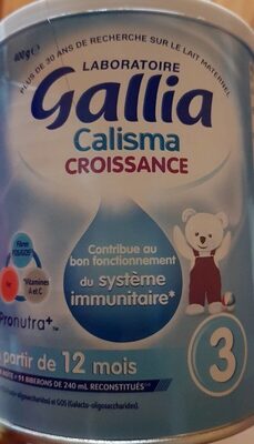 Gallia Calisma Croissance De 12 Mois À 3 Ans 400 G