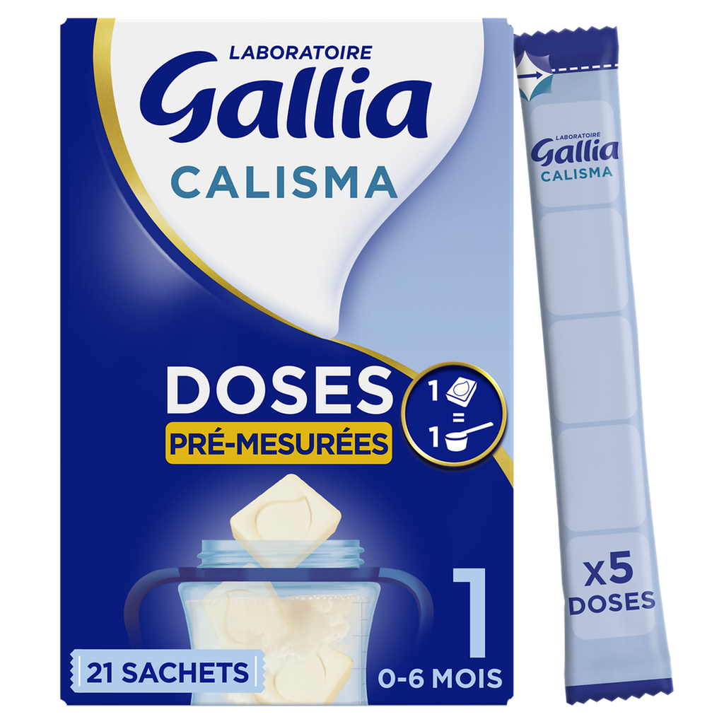 GALLIA Calisma 1 lait 1er âge en tablettes dès la naissance à 6 mois 21x5 doses 483 g