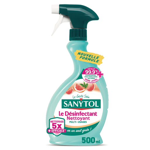 [3045206300063] SANYTOL Limpador Multiusos Desinfetante Toranja Erva-Príncipe 500 ml