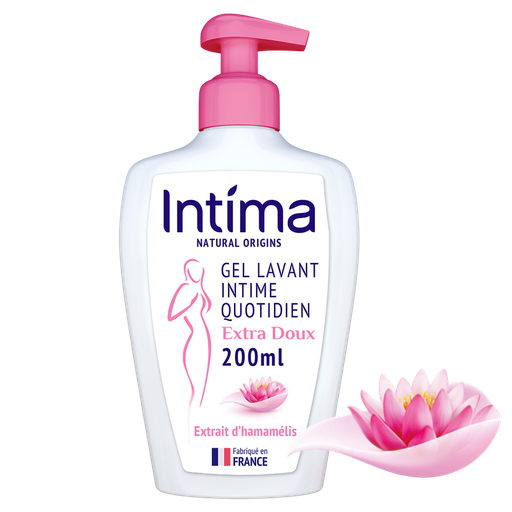 [3059948004233] INTIMA Natural extra mild intimate cleansing gel with witch hazel 200 ml