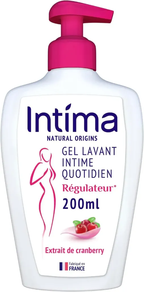 Intima Gel Douche Intime Natural Origins Régulateur Active À L'Extrait De Cranberry Flacon De 200Ml