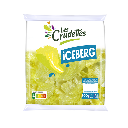 [3061430004270] LES CRUDETTES Alface iceberg 300 g