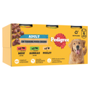 PEDIGREE Pâtée pour chien bœuf, poulet et agneau en terrine 6x400g
