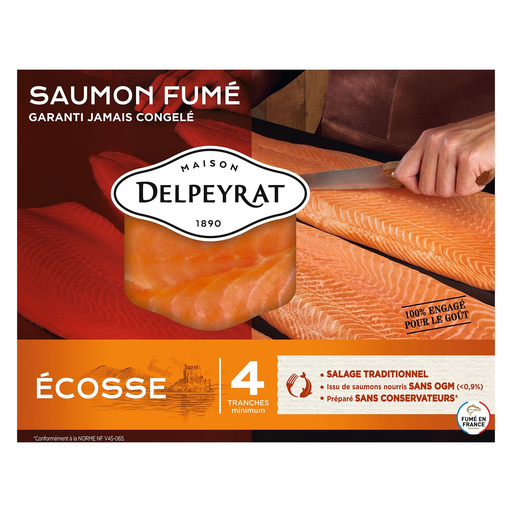 [3067163660844] DELPEYRAT Scottish Smoked Salmon 110 g