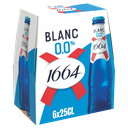 1664 Cerveja branca sem álcool aromatizada 6 x 25 cl