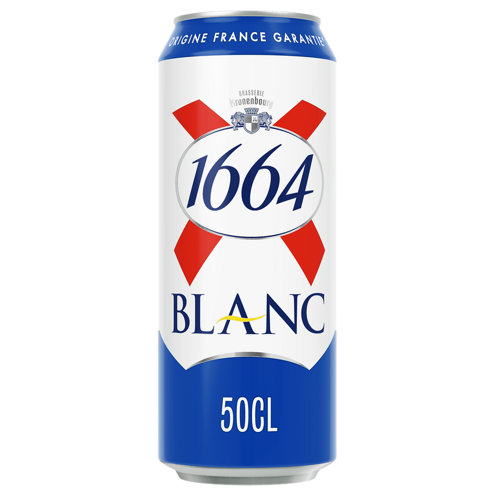 1664 Bière blanche aromatisée 5° 0.5 L