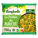 BONDUELLE Poêlée du marché Broccoli, yellow carrots, zucchini, edamame 750 g
