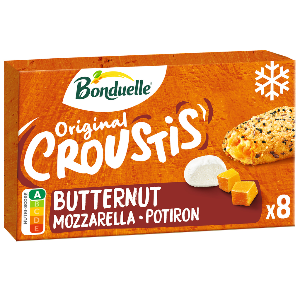 BONDUELLE Croustis de légumes butternut et potiron 305 g
