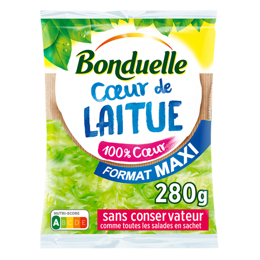 [3083681150155] BONDUELLE Maxi Laitue 100% Coeur 280 g