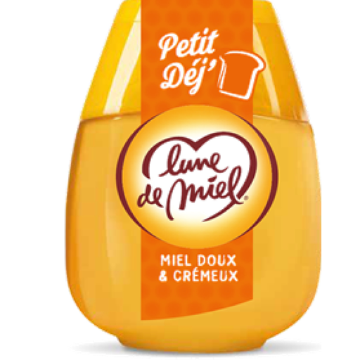 [3088541016367] LUNE DE MIEL Miel doux et crémeux petit déjeuner 250 ml