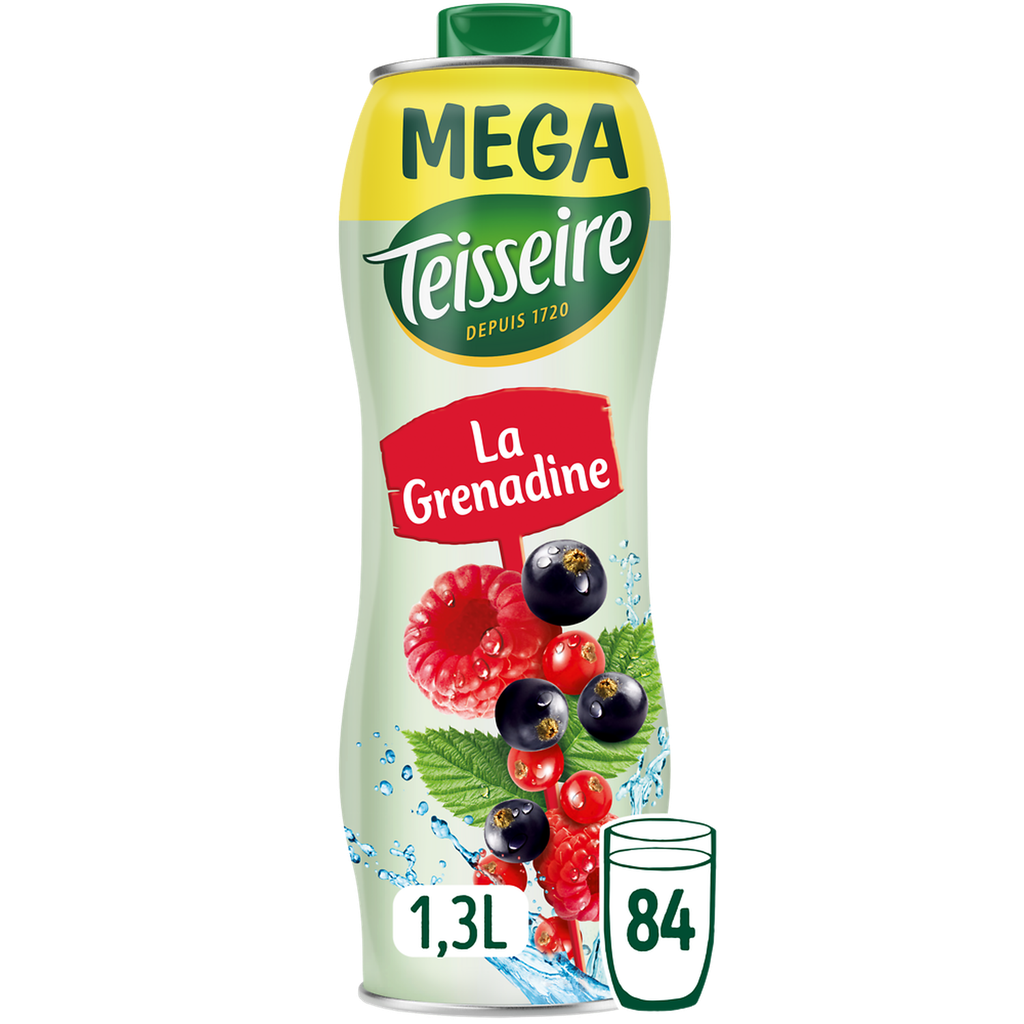 TEISSEIRE Xarope de granadina bidão 1.3 L