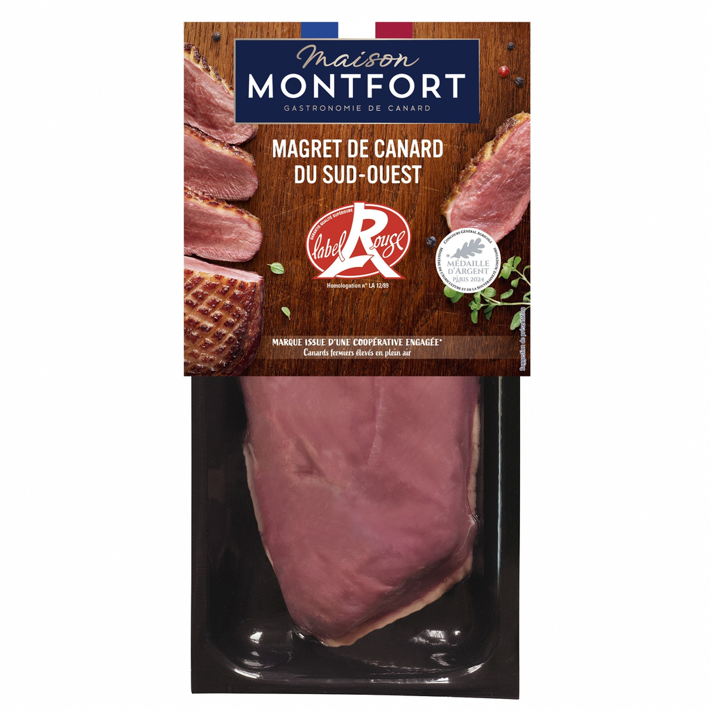 MONTFORT Magret de Canard du Sud Ouest Label Rouge 380 g