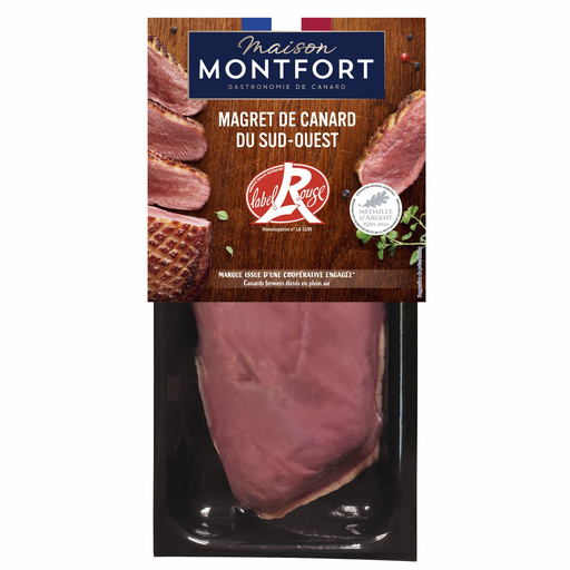 [3104544111653] MONTFORT Magret de Canard du Sud Ouest Label Rouge 380 g