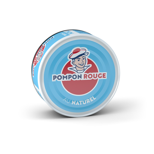 [3117751055887] POMPON ROUGE Whole Albacore Tuna in Natural Juice 130 g