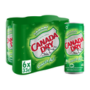 CANADA DRY Ginger Flavored Sparkling Drink 6 x 33 cl