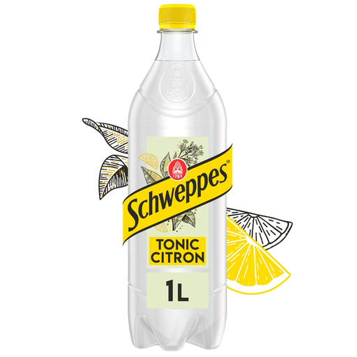 [3124480198068] SCHWEPPES Boisson gazeuse Virgin Tonic 1 L