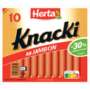 HERTA Knacki Ham Sausage 30% less fat 10 pieces 350 g