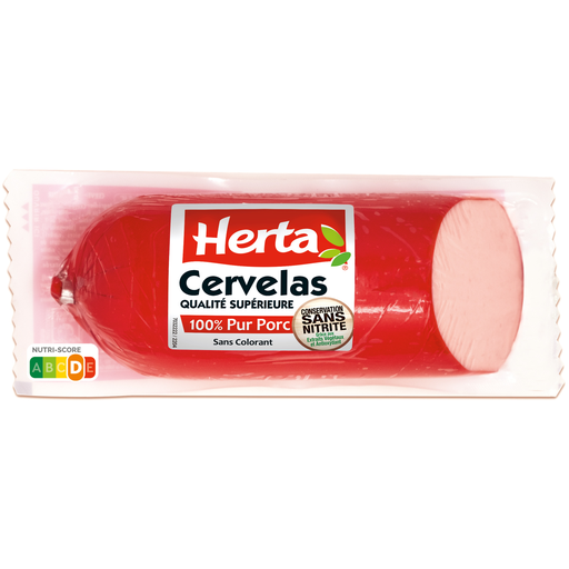 [3154230807322] HERTA Cervelas Pork Sausage Nitrite-Free 400 g