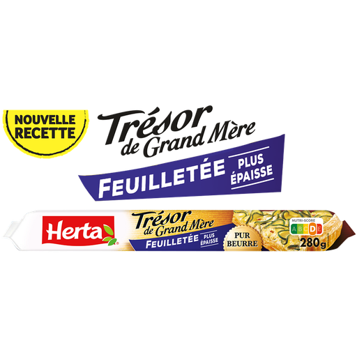 [3154230812616] HERTA Trésor de grand-mère Pure Butter Puff Pastry 280 g