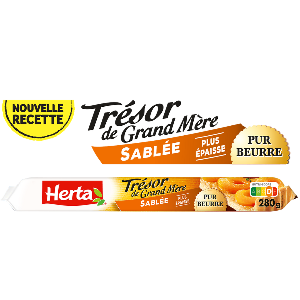 HERTA Trésor de Grand Mère Shortcrust Pastry Pure Butter 280 g