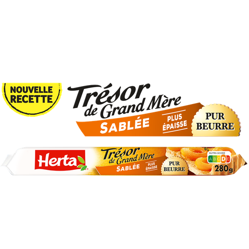 [3154230813095] HERTA Trésor de Grand Mère Shortcrust Pastry Pure Butter 280 g