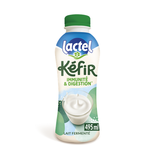 [3155253020644] LACTEL Kefir fermented milk immunity and digestion 50 cl