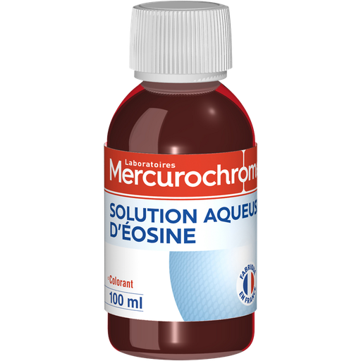 [3160920501678] MERCUROCHROME Aqueous Eosin Solution 100 ml