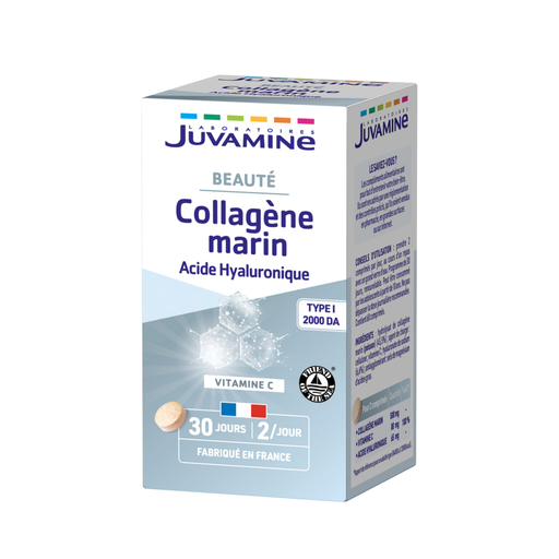 [3160920645143] JUVAMINE Suplemento alimentar colagénio marinho ácido hialurónico PHYTO 60 comprimidos