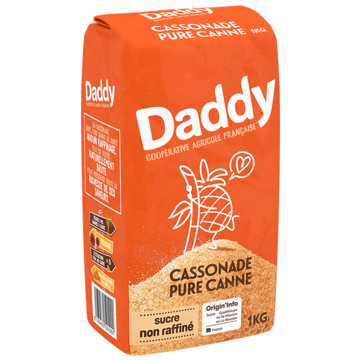 [3165430501002] DADDY Açúcar mascavado de cana puro dourado 1 kg