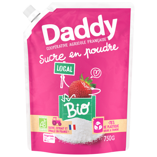 [3165433704011] DADDY Azúcar en polvo de remolacha bio 750 g