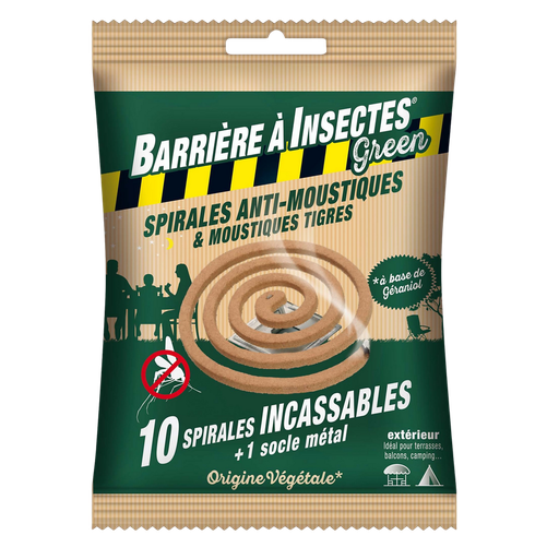 [3167770216998] BARRIERE A INSECTES® Espirais Anti-Mosquitos 10 unidades