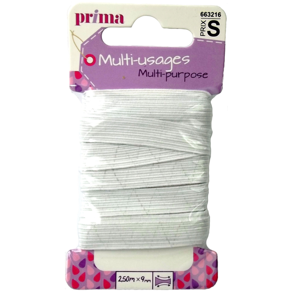 PRIMA Medium Elastic 2.5M x 9mm