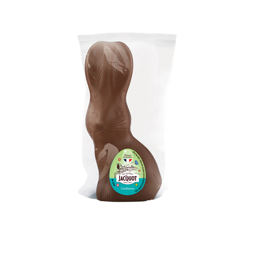 [3173286636342] JACQUOT Conejo de chocolate con leche y cacao en polvo 125 g