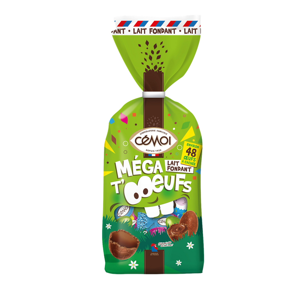 CEMOI Méga T'ooeufs milk chocolate egg assortment 421 g