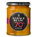LEONCE BLANC Confiture de pêches allégée en sucres 320 g