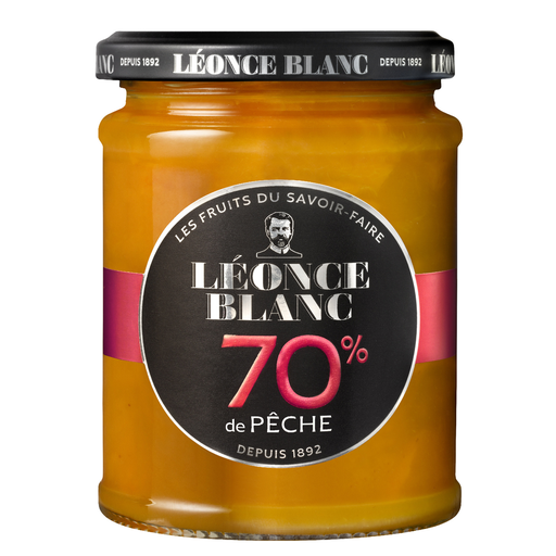 [3174061039228] LEONCE BLANC Mermelada de melocotón reducida en azúcares 320 g
