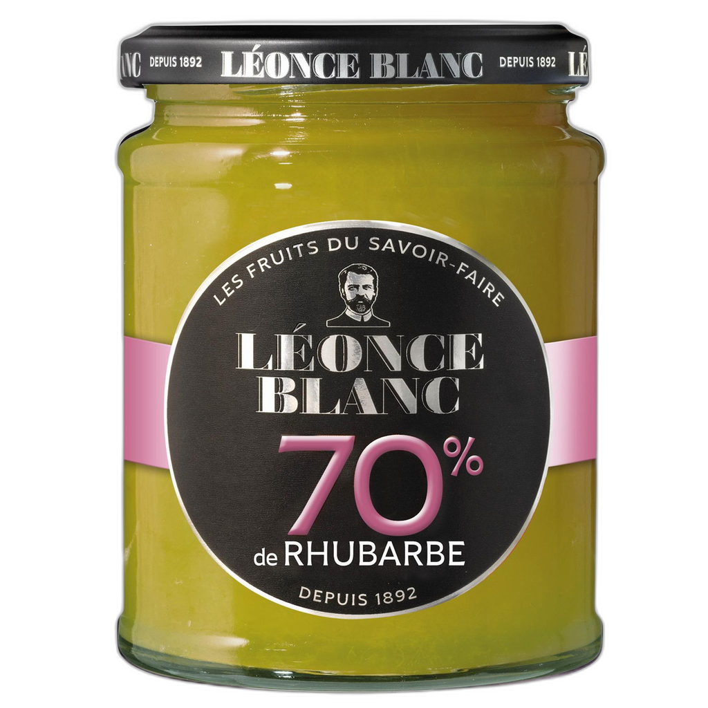 LEONCE BLANC Confiture de rhubarbe 70% 320 g