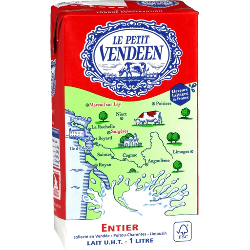 [3175310002727] LE PETIT VENDEEN Whole UHT Milk 1 L