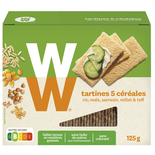 [3175681287266] WW Tartine craquante céréales 125 g